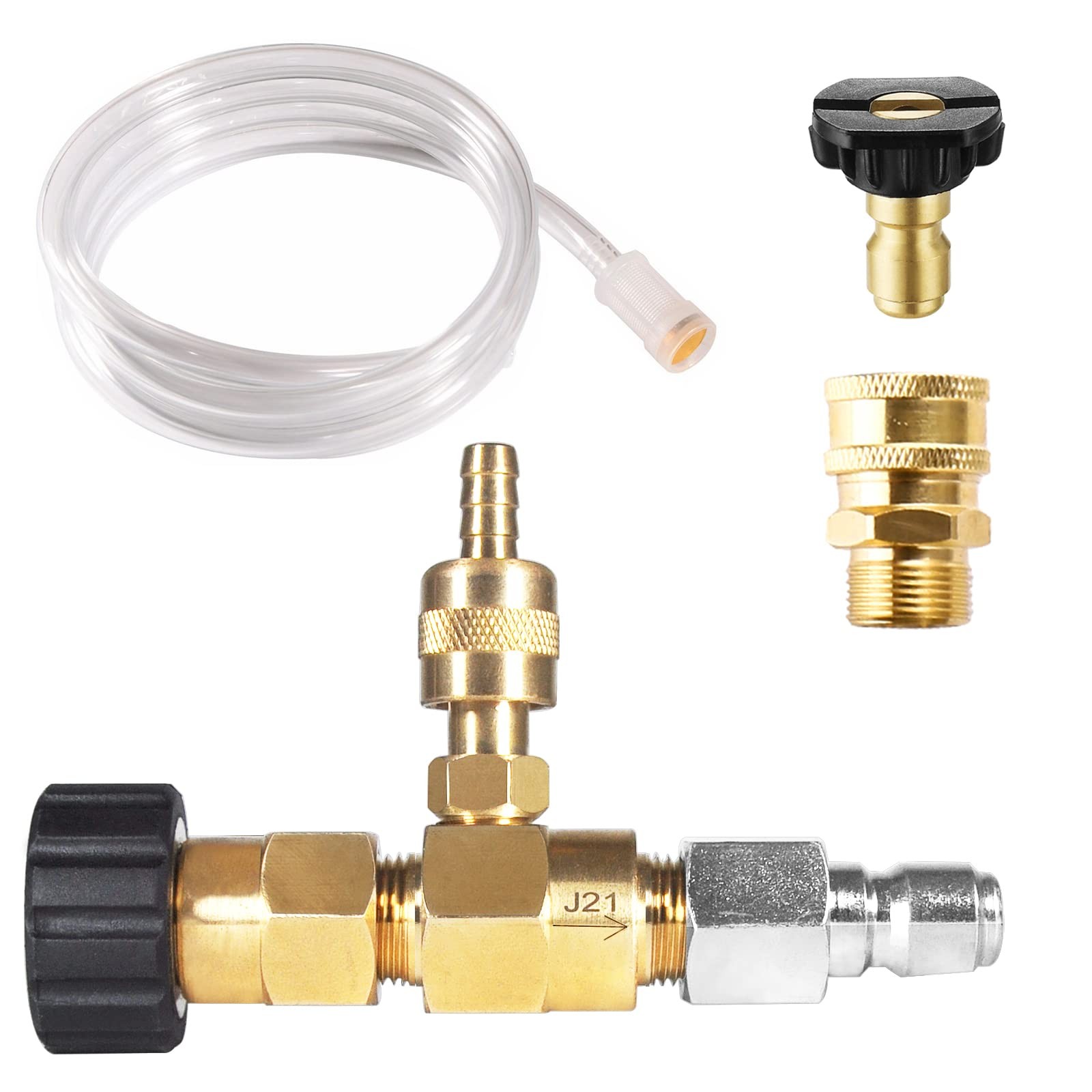 Adjustable Chemical Injector Kit, Downstream Injector Kit for Pressure Washer…