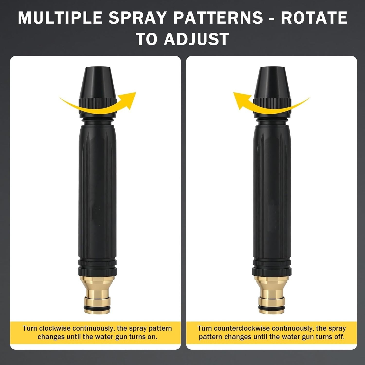 Heavy Duty High Pressure Hose Nozzle, Home High-Pressure Car Wash Water