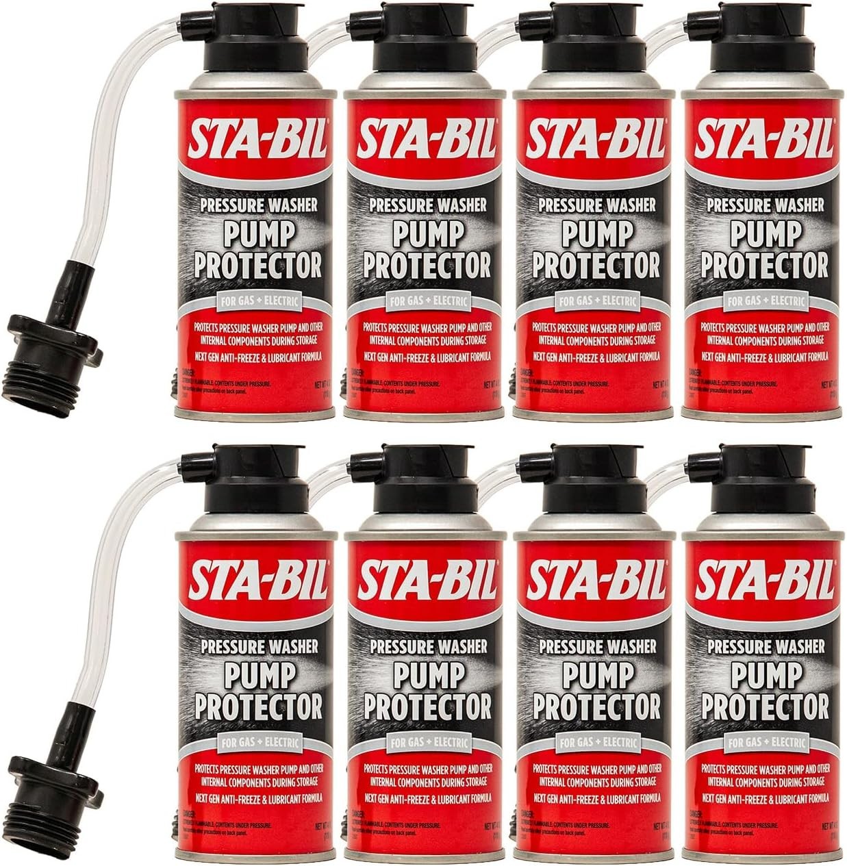 STA-BIL Pressure Washer Pump Protector Pistons Seals Saver Lubricant (8 PACKS)