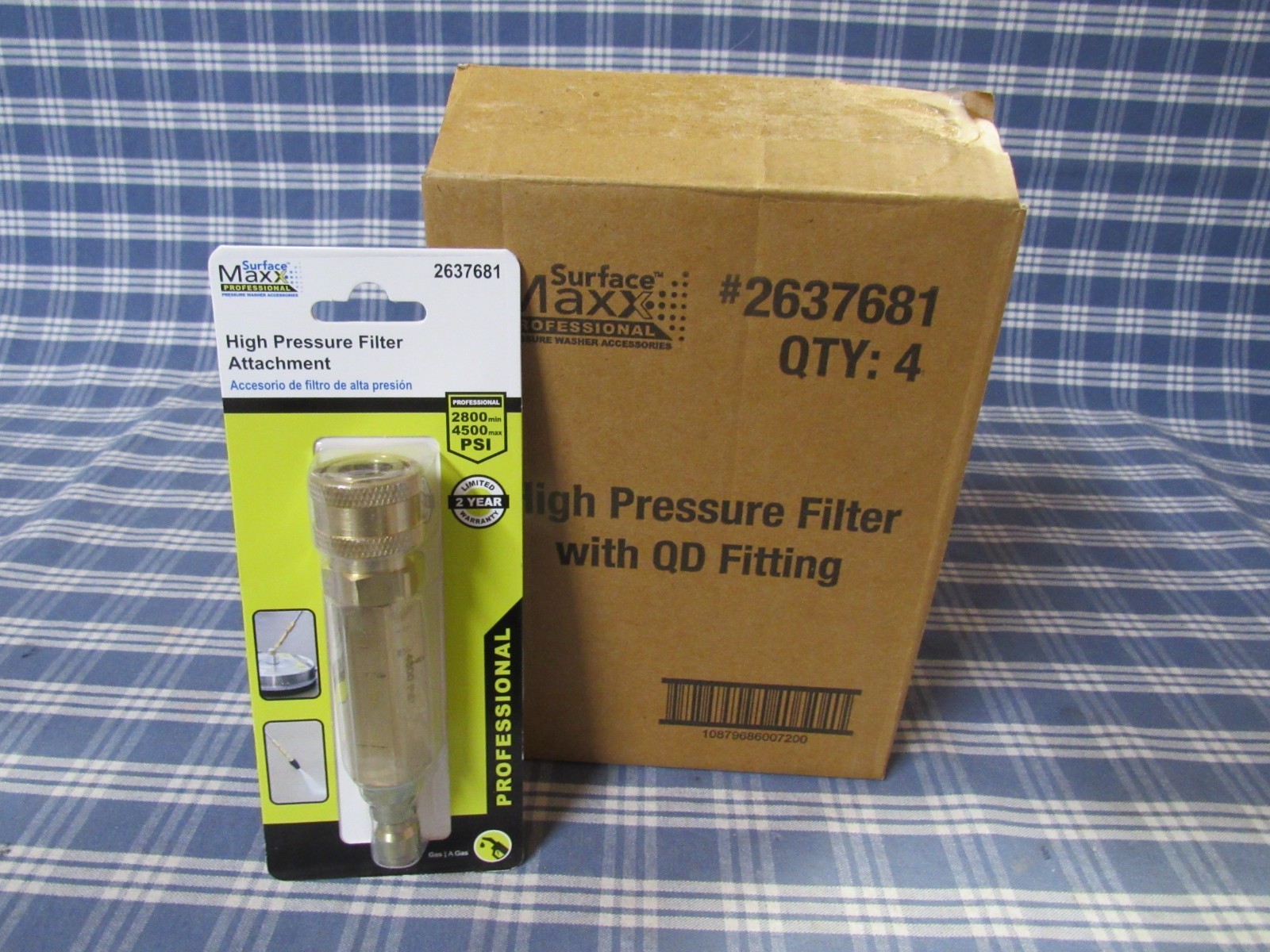 Surface Maxx High Pressure Filter Attachment (New 4 Pack) FAST FREE SHIPPING.