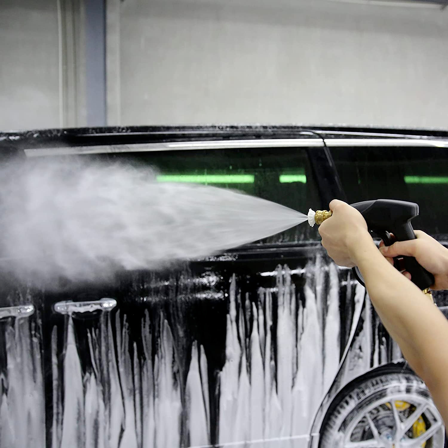 Sooprinse High Pressure Washer Gun,3000 PSI Max with 5 Color Quick Connect Nozzl