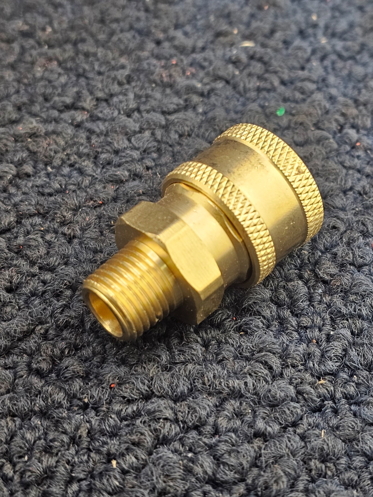 (2 PIECES) 1/2″ MPT Male Brass Socket Quick Connect Coupler For Pressure Washer