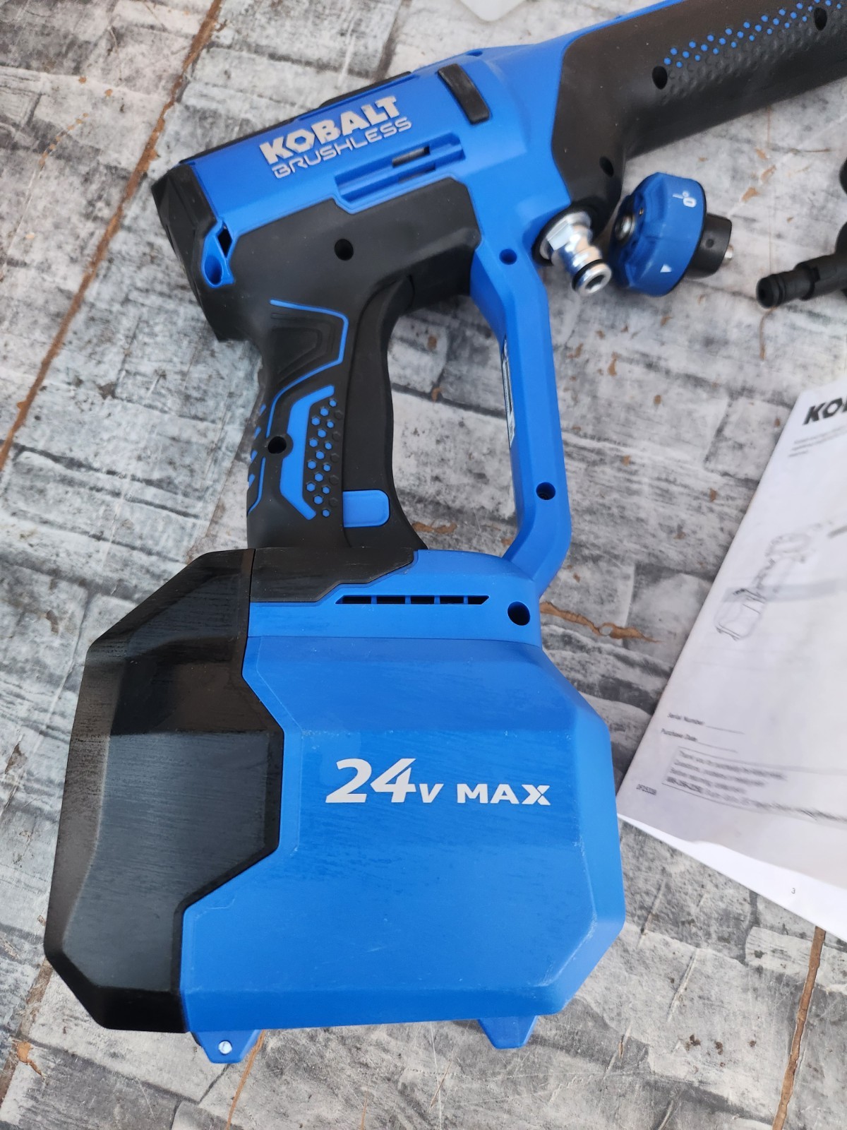 Kobalt Brushless 24v 700 PSI Power Cleaner * Light Used * Tool Only.