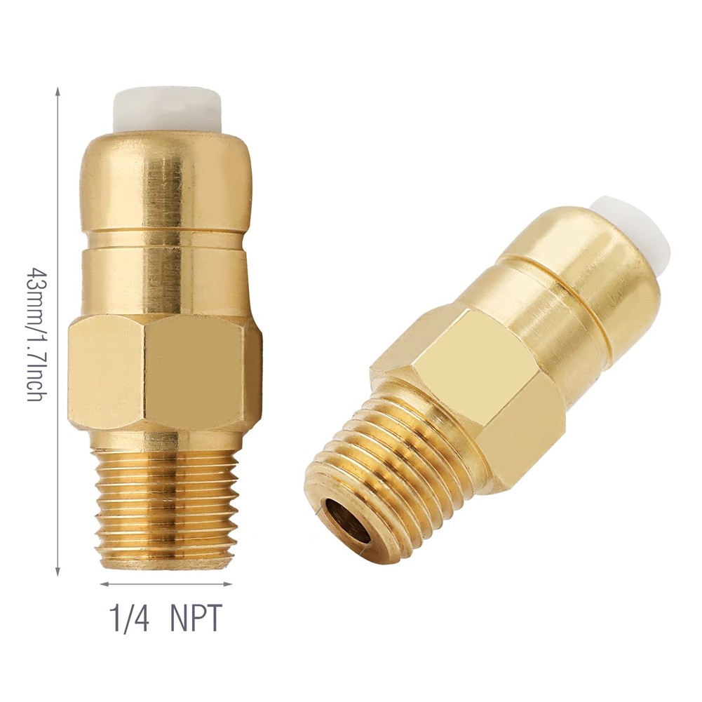 2 Pieces Thermal Release for Pressure Washer Pump, 1/4 Inch NPT Thermal9996