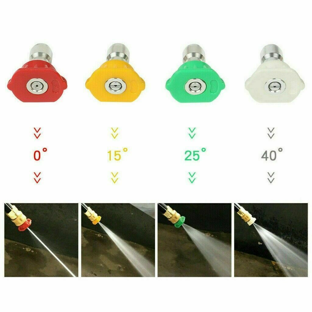 High Pressure 3000PSI Car Power Washer Gun Spray Wand Lance Nozzle and Hose Kit