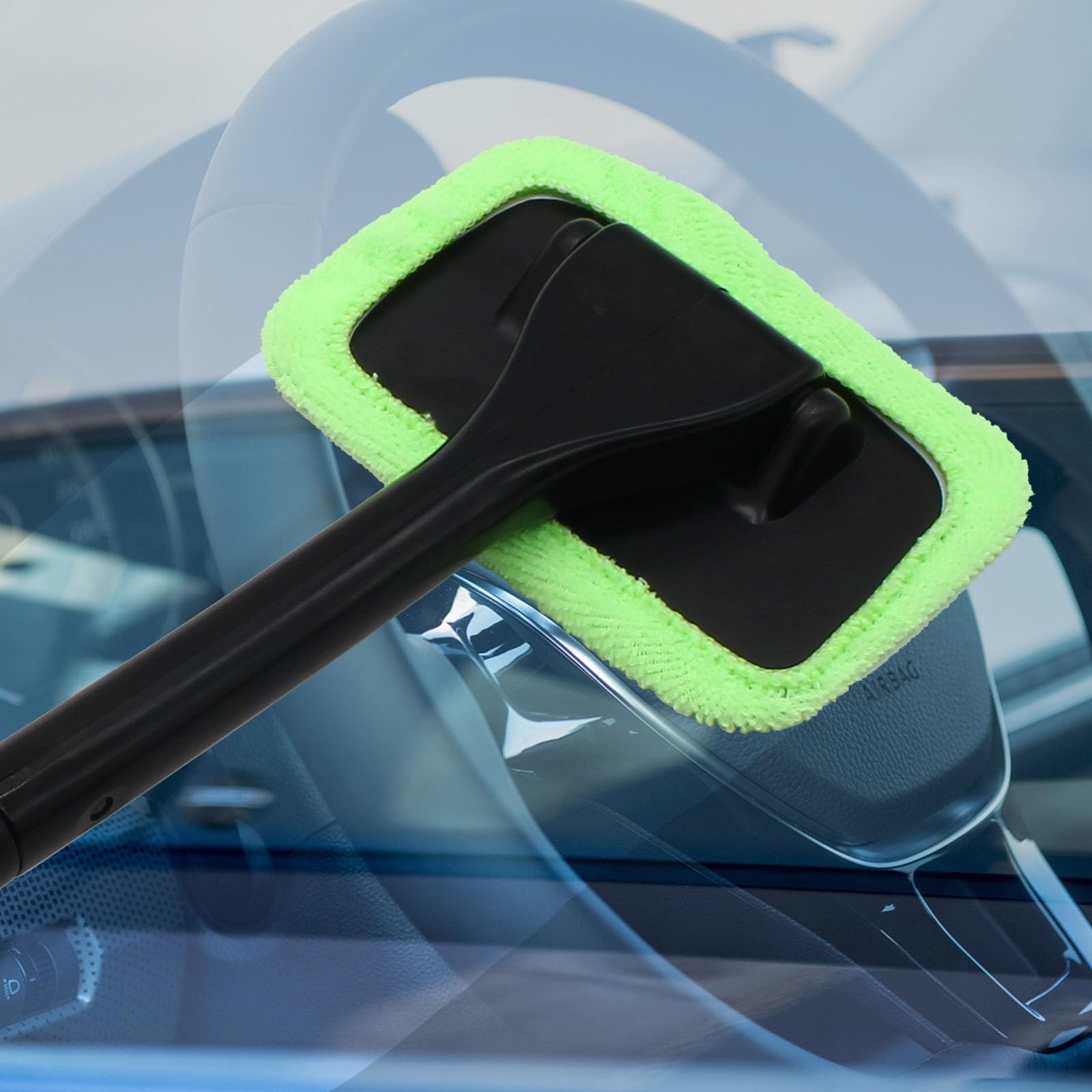 Rierdge Car Window Cleaner Kit Windshield Cleaning Tool with Extendable Long…