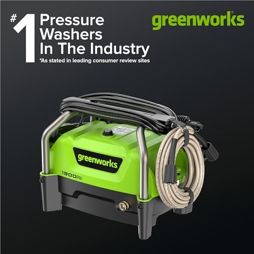 Greenworks 1900 PSI Electric Pressure Washer 13Amp 1.2 GPM