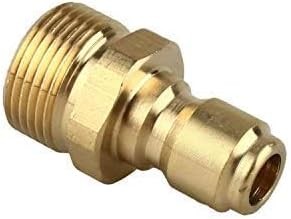 Pressure Washer Adapter Set,M22-15mm Male Thread Fitting, 3/8″ Quick Connect kit