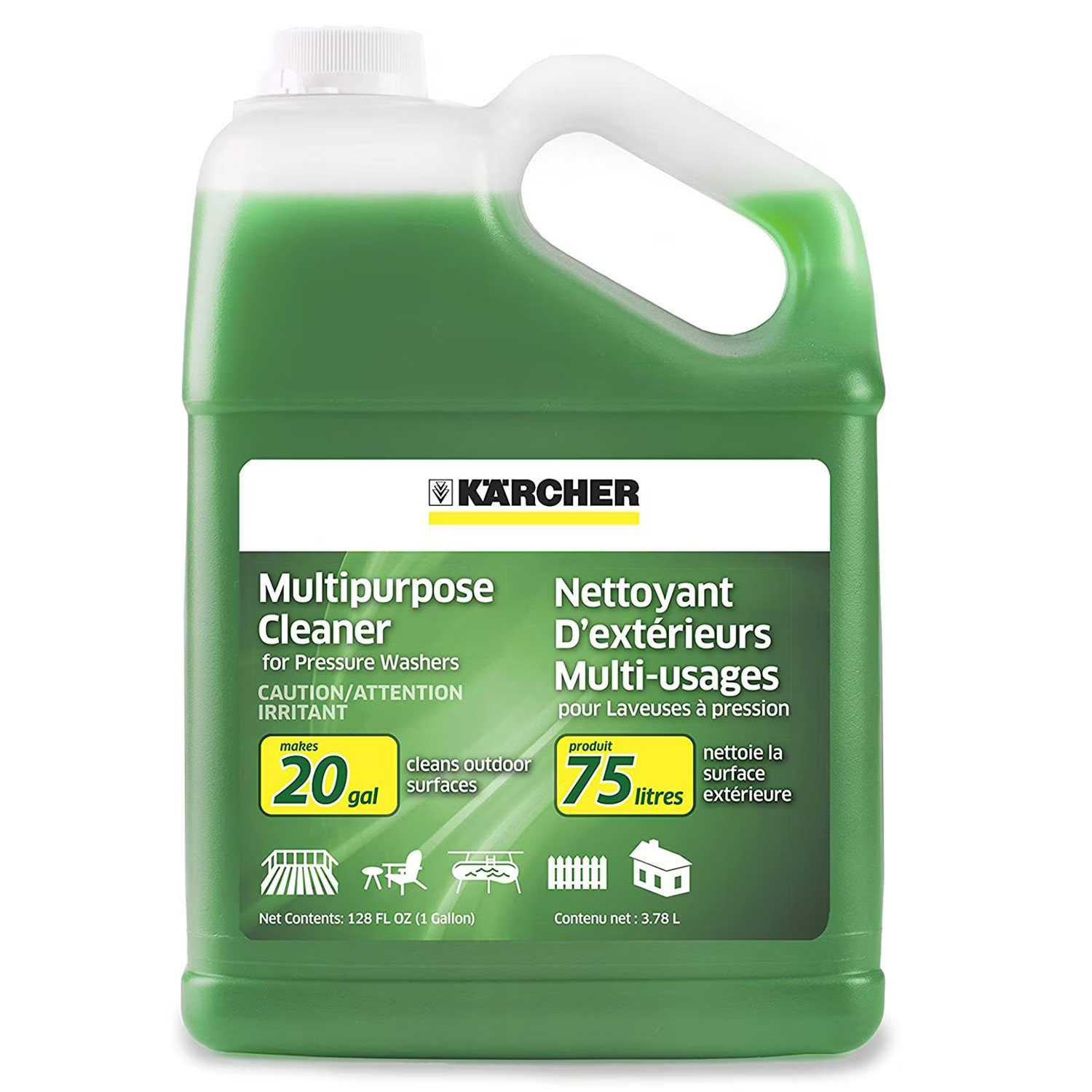 Karcher Pressure Washer Multi-Purpose Cleaning Soap Concentrate, 1 Gallon
