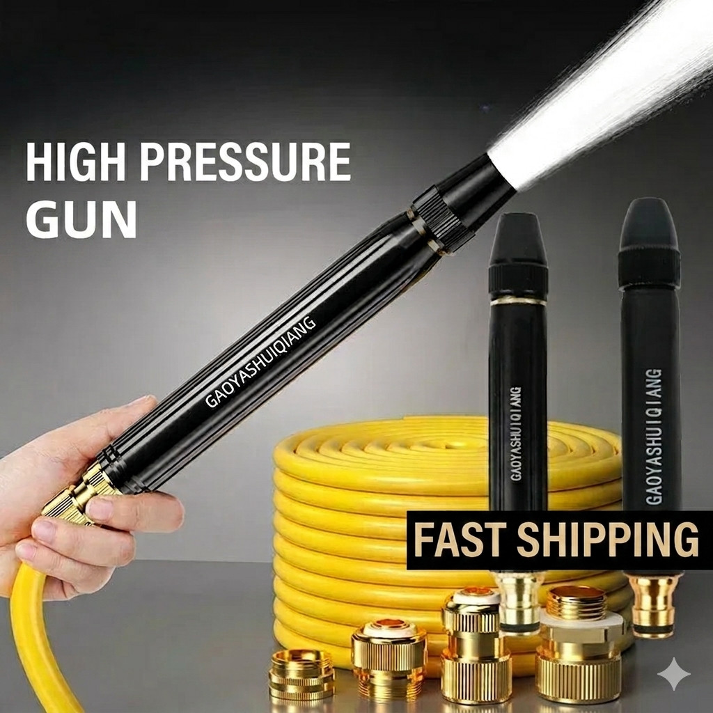 High Pressure Car Wash Water Gun Spray Nozzle Portable Washer for Auto