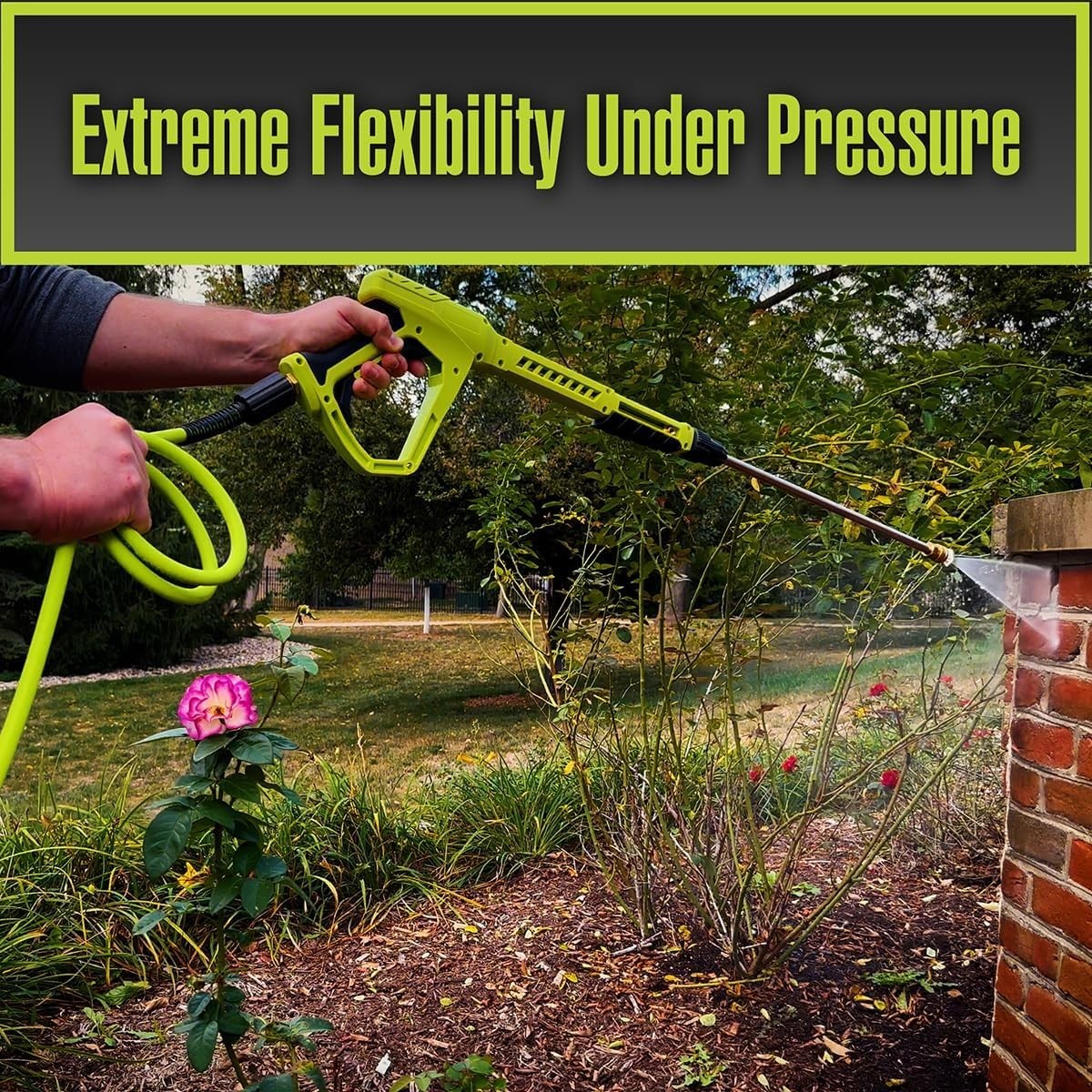 Revolutionary Flexzilla Pressure Washer Hose 25ft – Durable, Flexible, Kink-Free