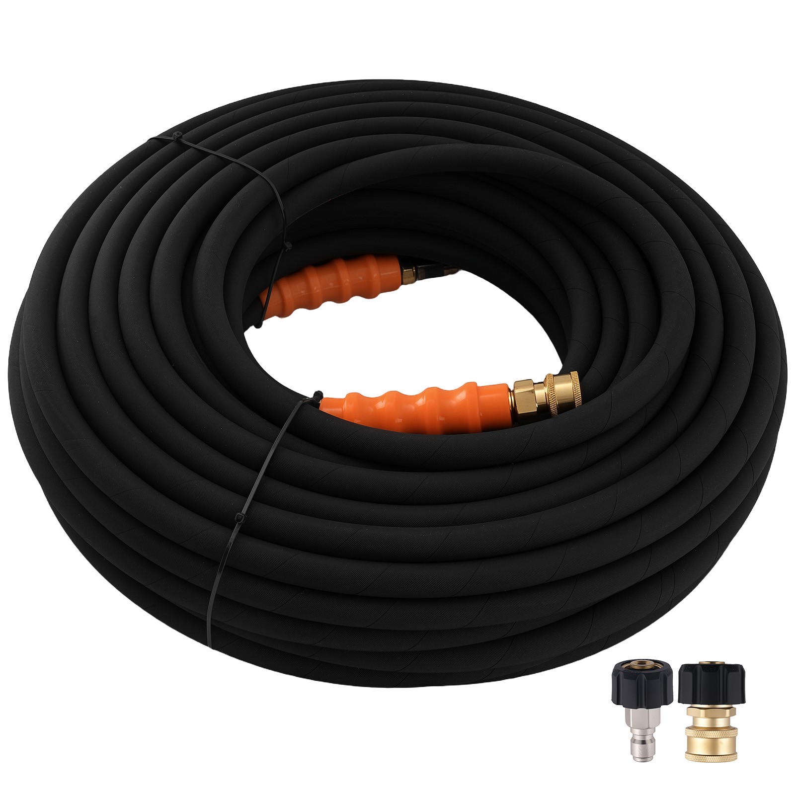 125 Feet Rubber Steel Pressure Hose 3/8″ 4800PSI Steel Wire Braided 248°F