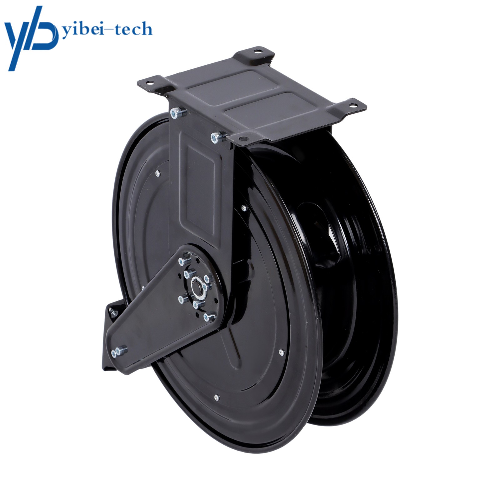Pressure Washer Hose Reel 50ft with Swivel Arm, 3/8″ NPT Outlet Pipe, 4000 PSI