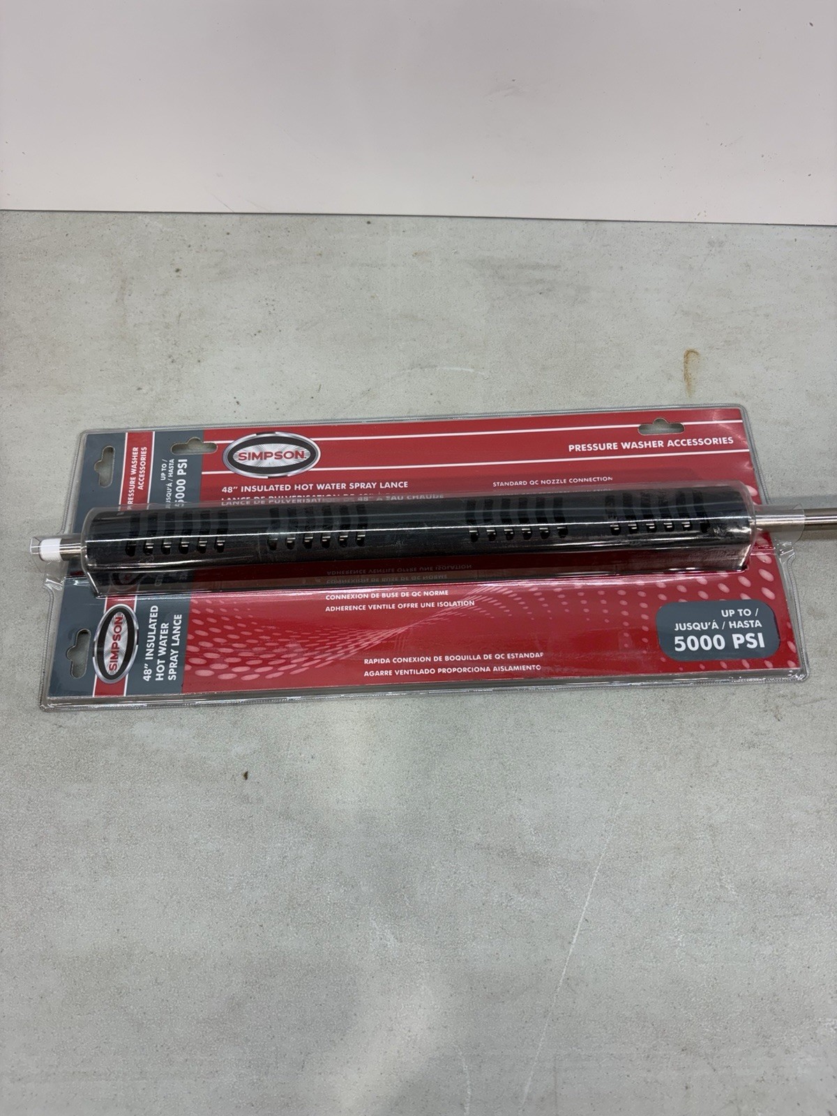 Simpson Up To 5000 Psi 48” Insulated Hot Water Spray Lance