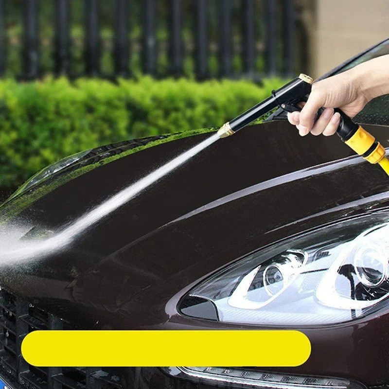 High Pressure Water Gun – 360° Rotating Nozzle, American Thread for Car & Patio