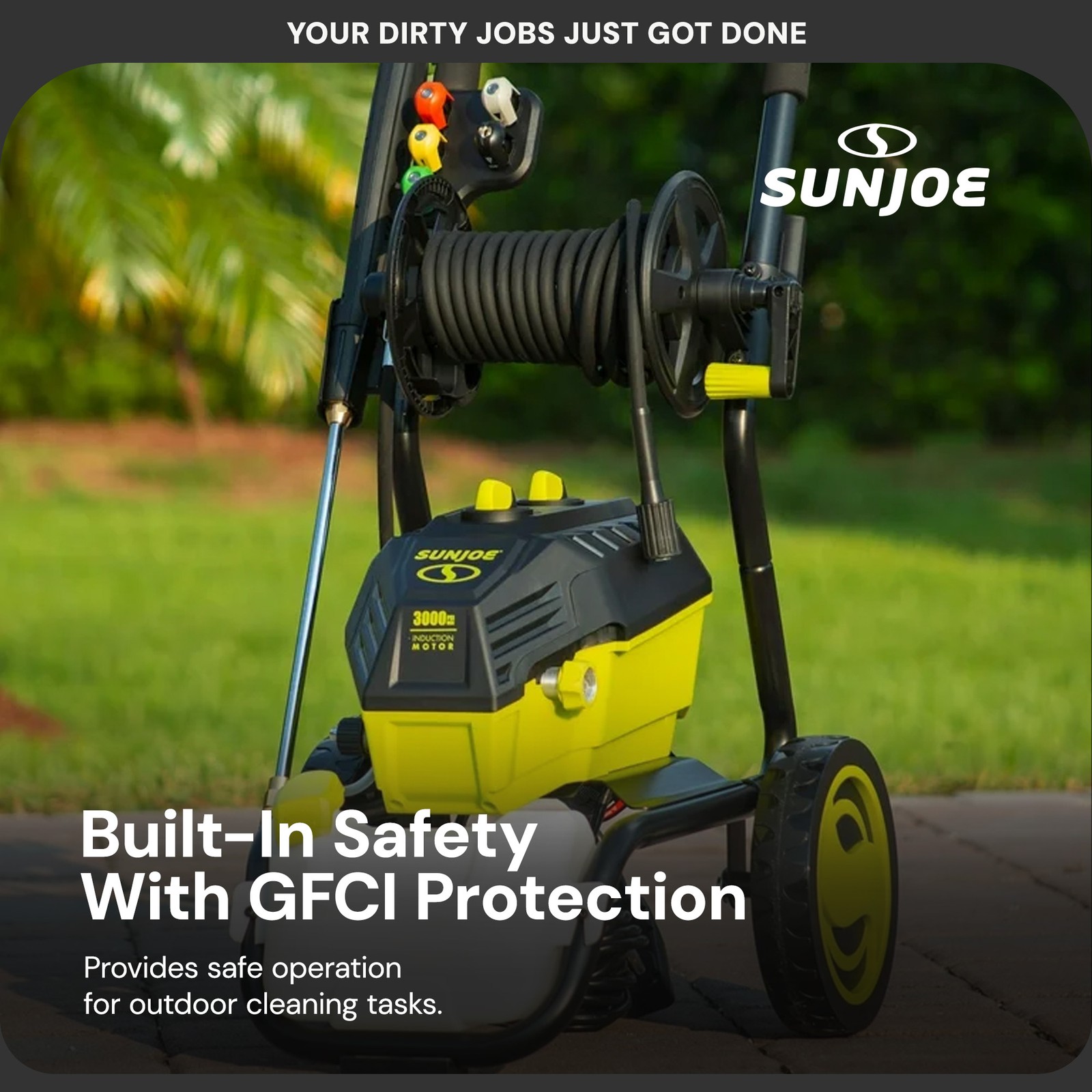 Sun Joe Electric Pressure Washer, Power Tool with 5 Quick Connect Tips, SPX4800