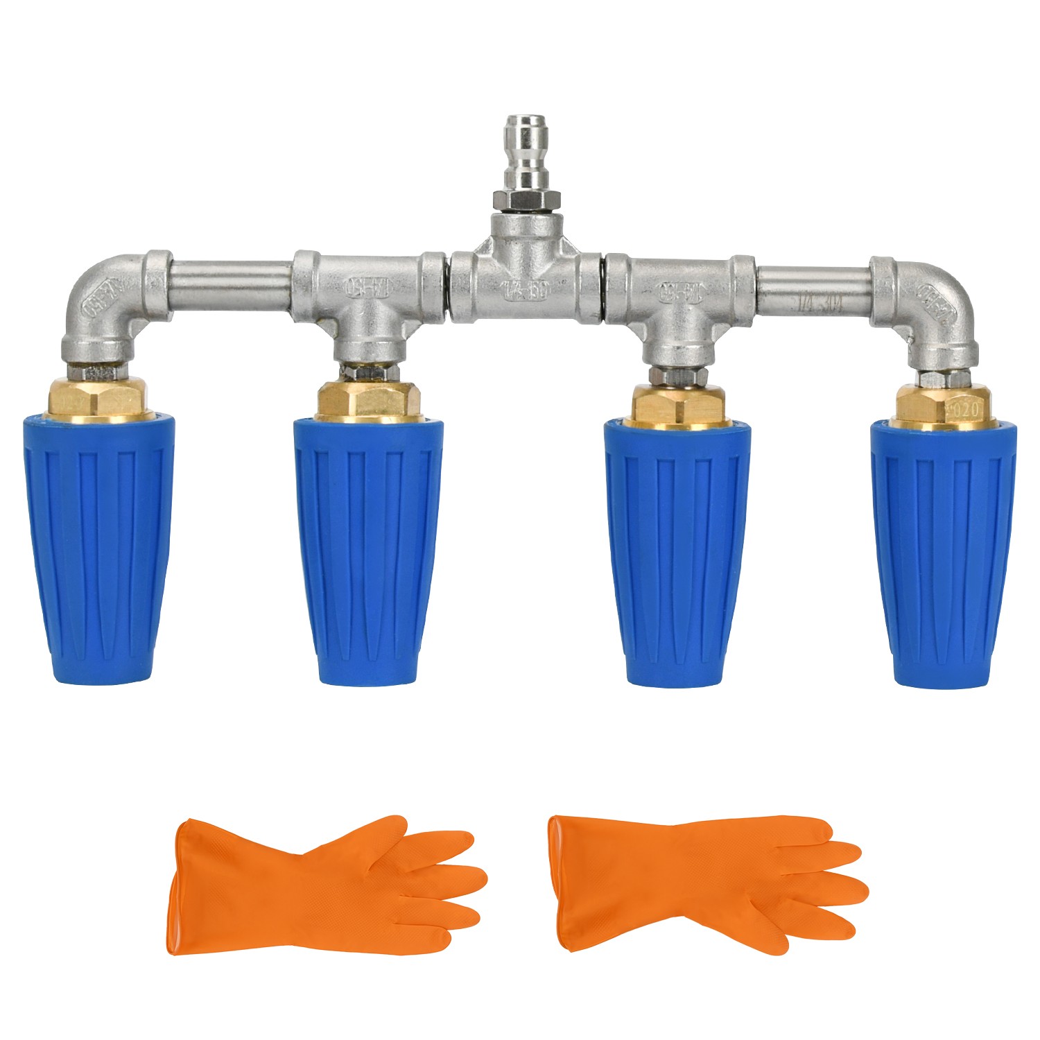 4-in-1 Turbo Nozzle Pressure Washer 4000 PSI 360° Rotating 1/4” Quick Connector