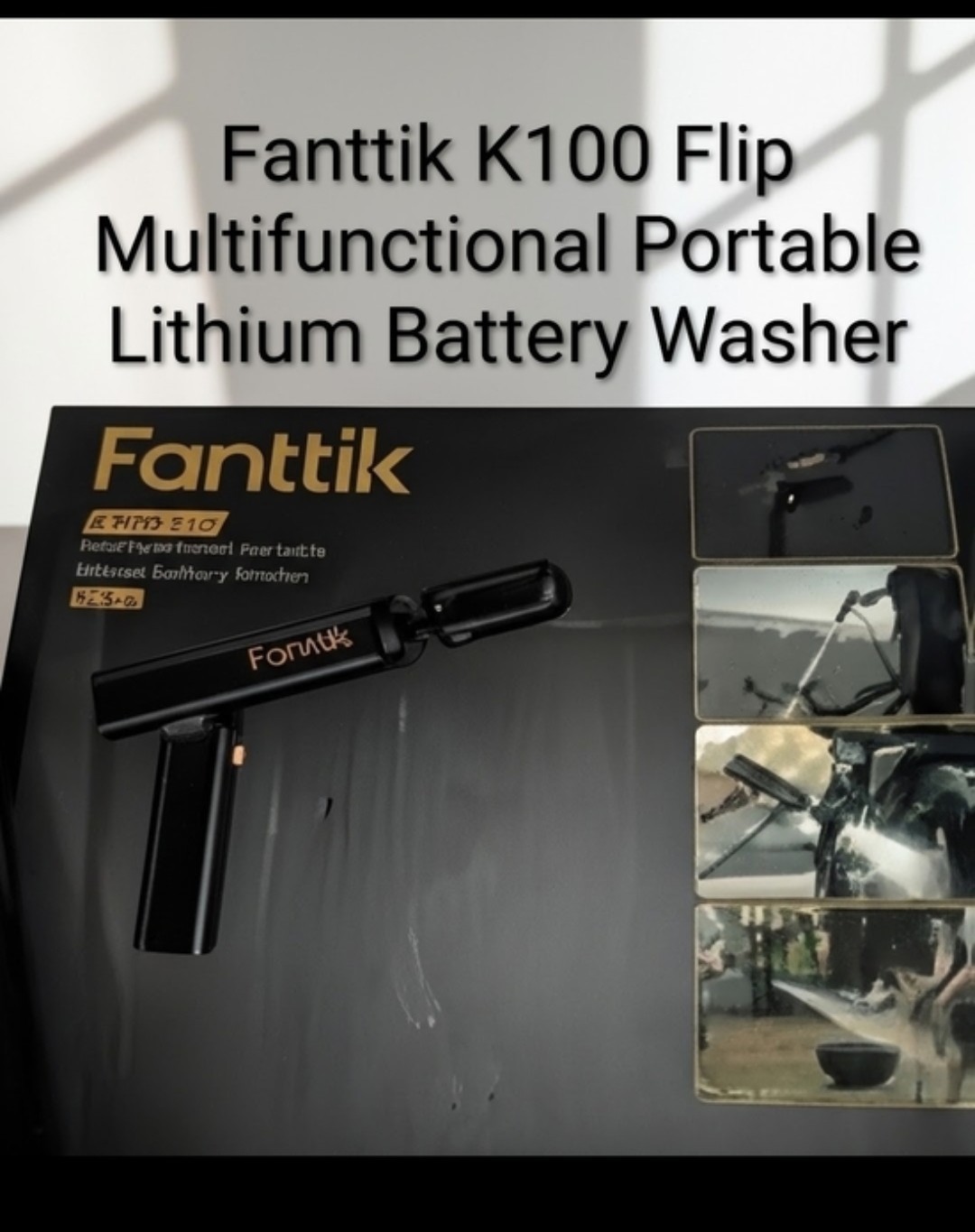 Fanttik K100 Portable Lithium Battery Pressure Washer 174psi Brand New In Box
