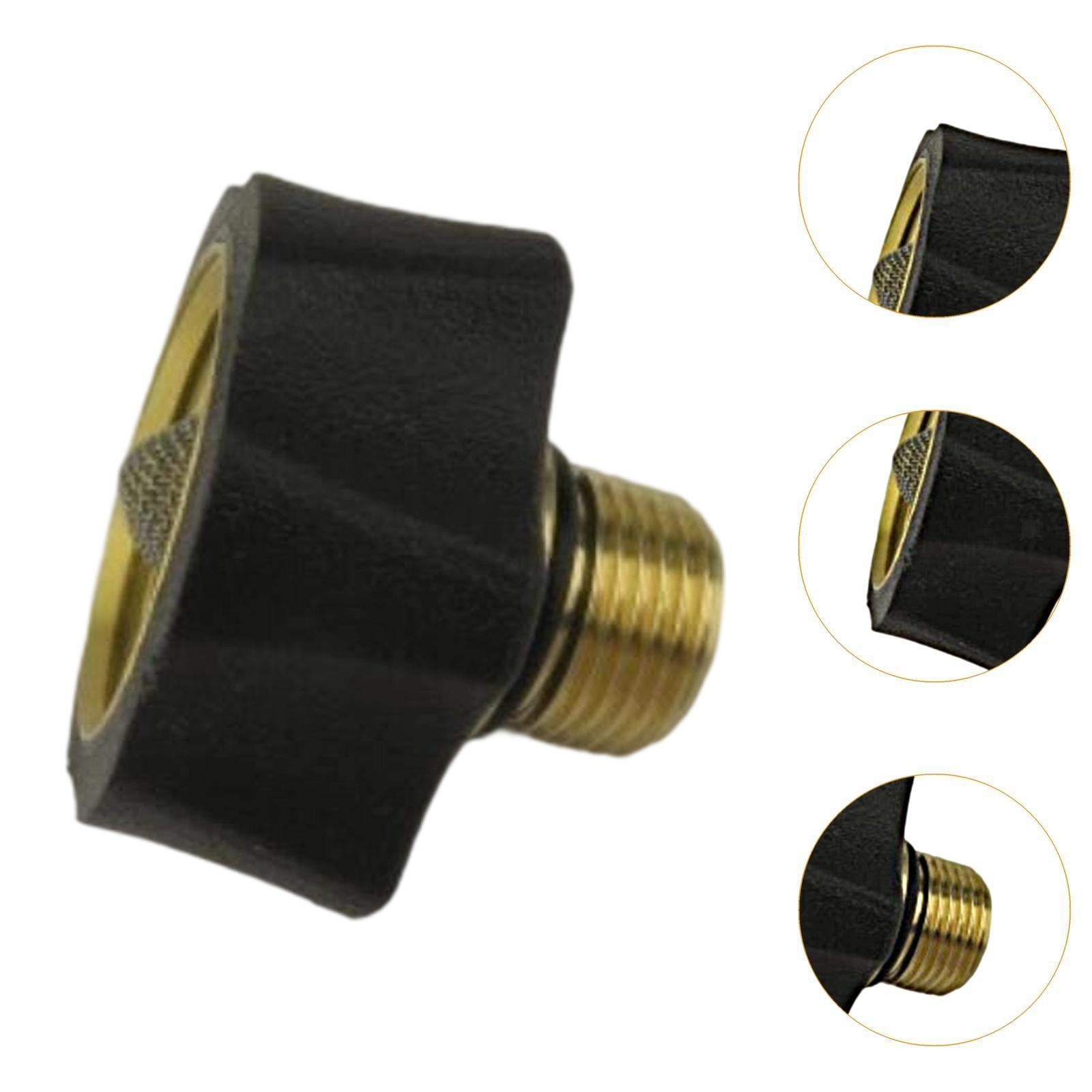 Cleaning Water Inlet Fitting Coupler Sturdy Metal for Pressure Washer Pump
