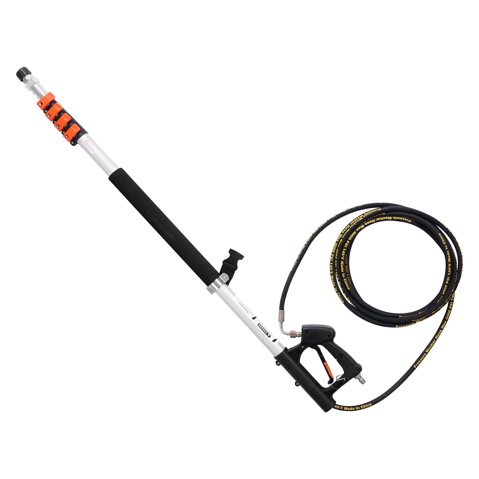 Pressure Washer Telescoping Wand 18 ft Brush Head Included Telescopic Spray Wand