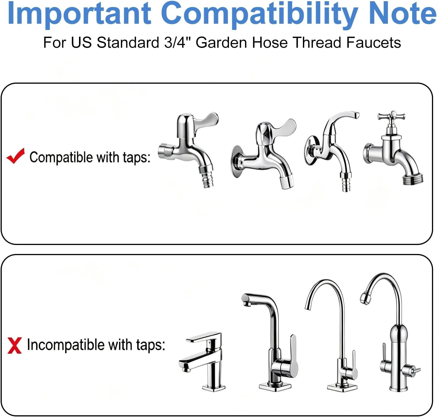 Handheld Pressure Washer Nozzle – Metal Connectors