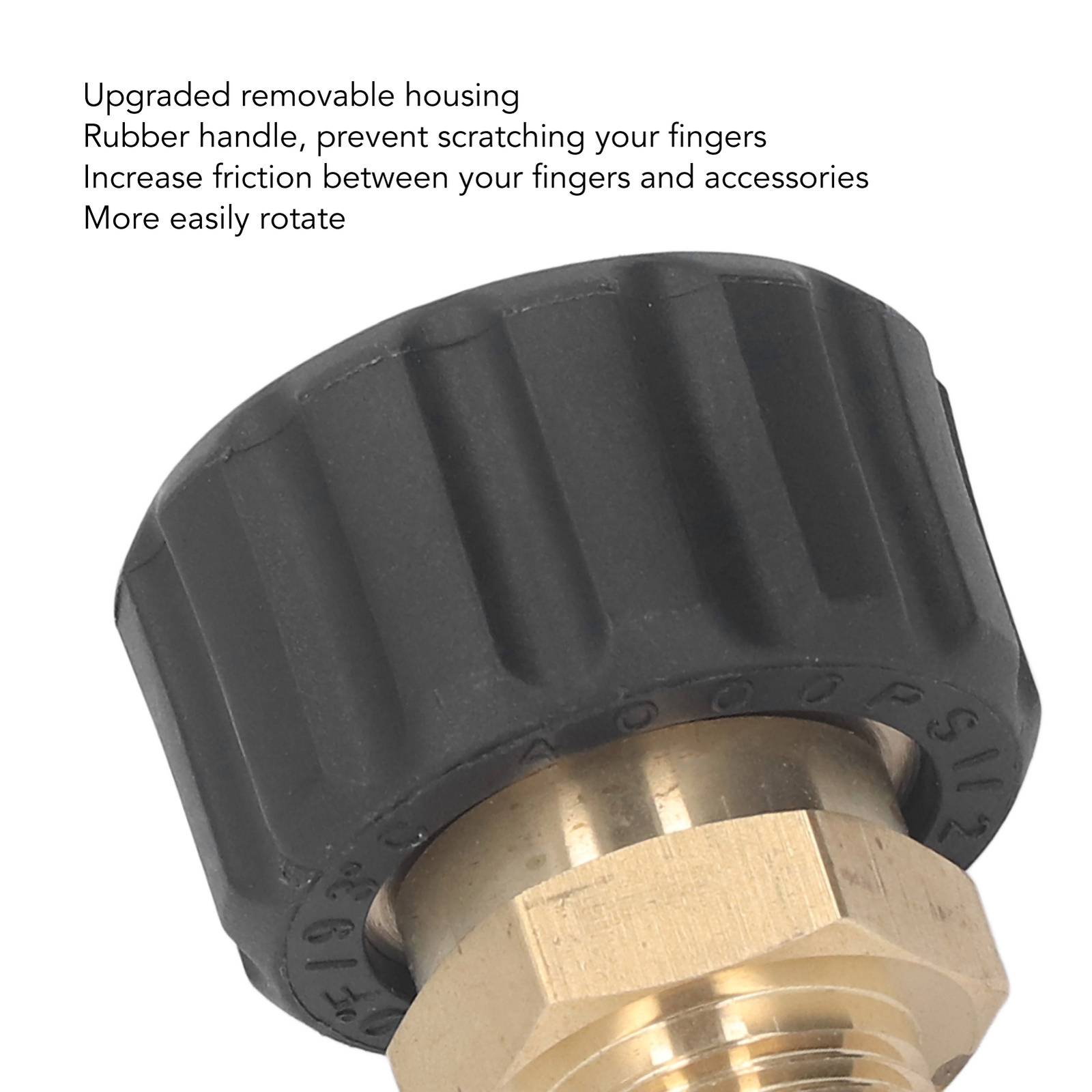 Pressure Washer Adapter Hose Connector 5000PSI Male G3/8 To Female M22 15mm