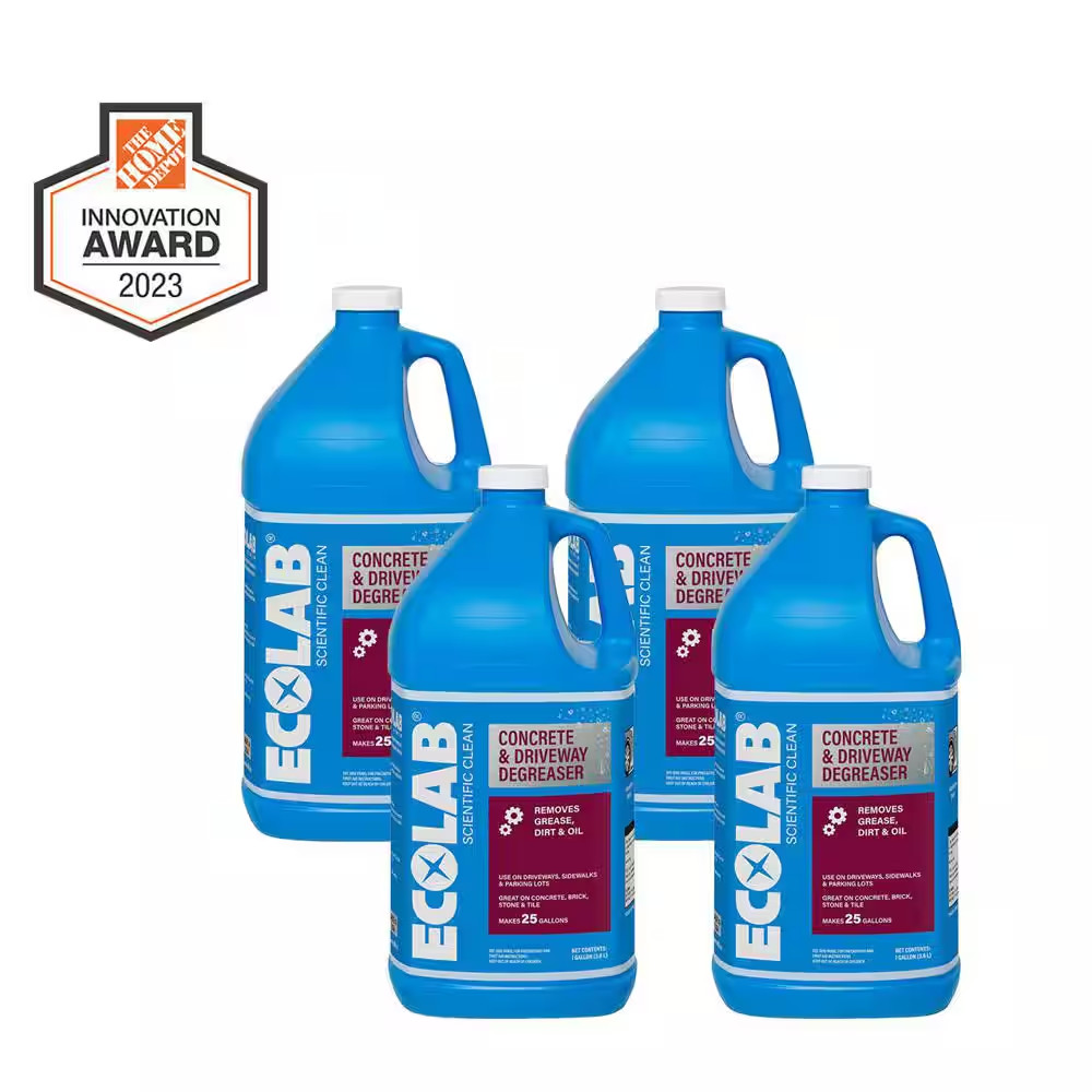 1 Gal. Concrete and Driveway Degreaser Concentrate Pressure Wash Dissolves Greas