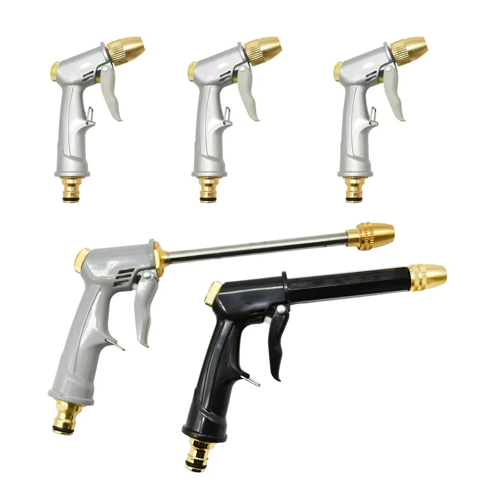 High Pressure Water Gun – 360° Rotating Nozzle, American Thread for Car & Patio