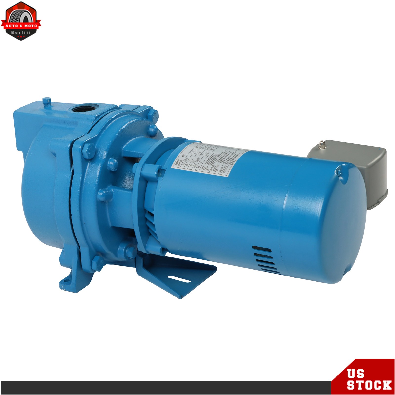 Dual 115/230v Cast Iron 1/2 HP, J5S Shallow Well Jet Pump Single Phase 3450RPM