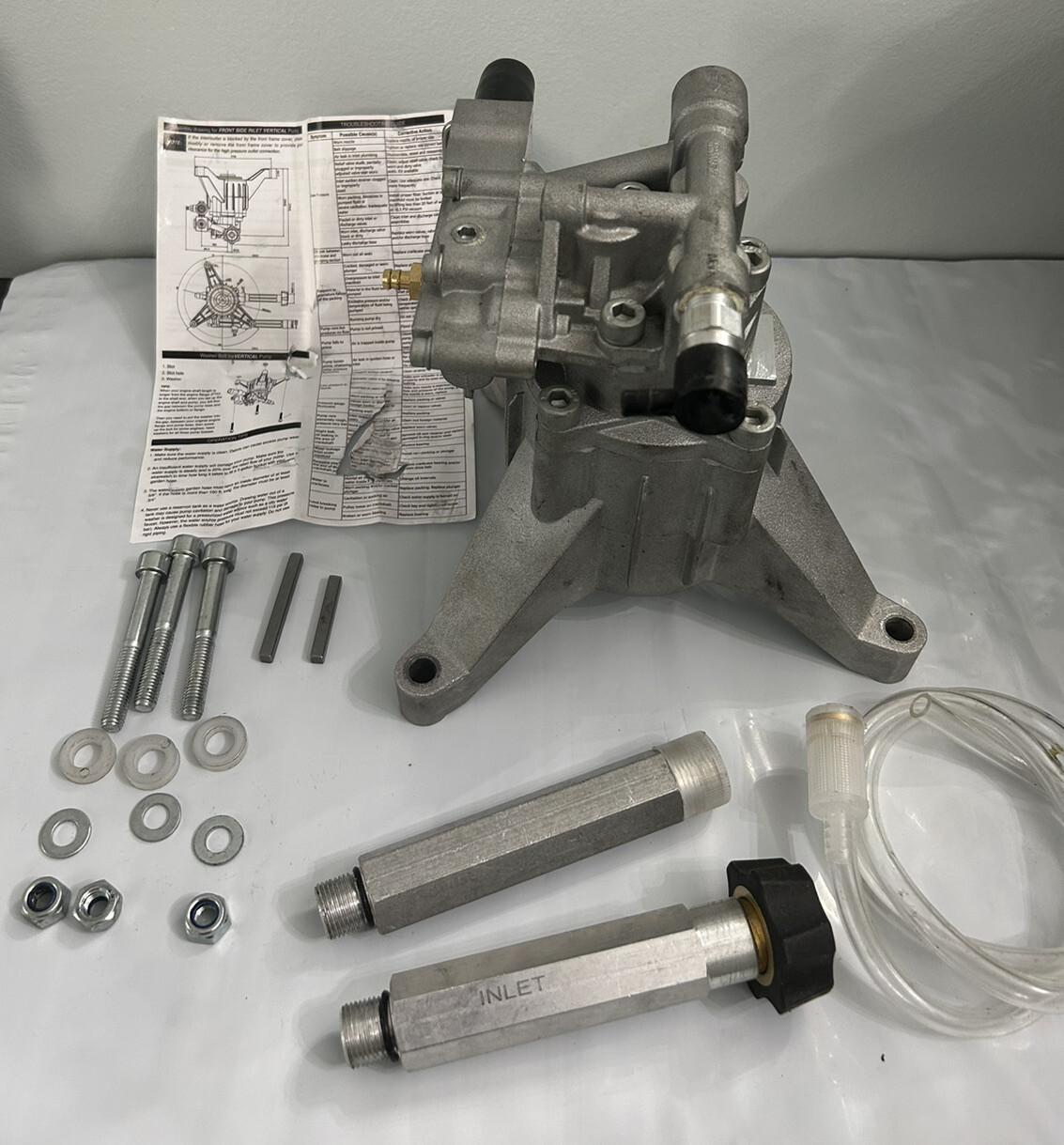 YAMATIC 7/8″ Shaft Vertical Replacement Pressure Washer Pump to 2500/170PCI/Bar