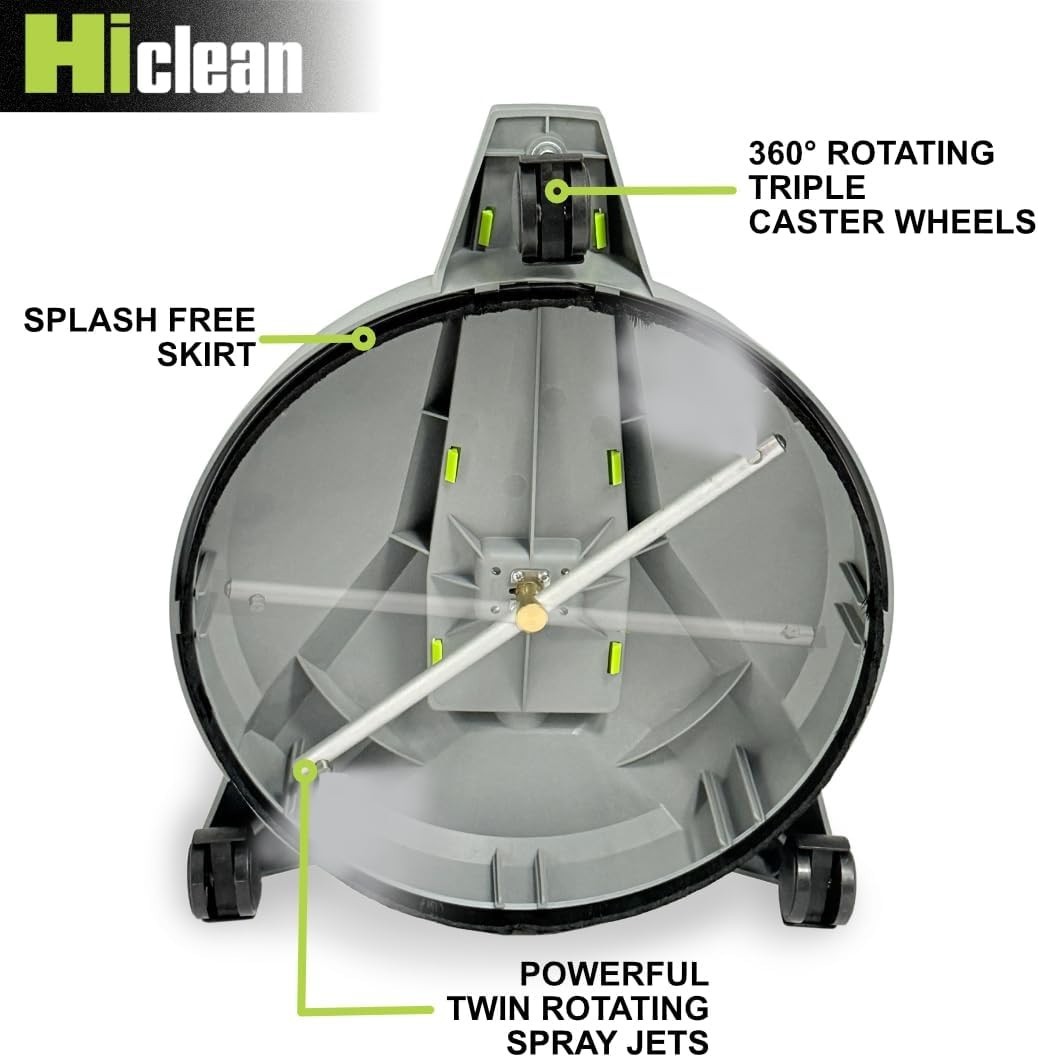 Effortless Cleaning: 12″ Electric Pressure Washer Surface Cleaner – 3200 PSI