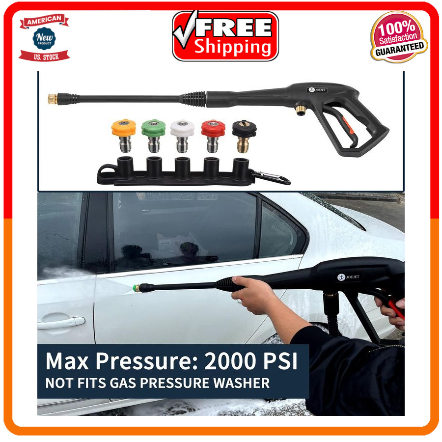 Pressure Washer Gun – Karcher Ryobi Powerstroke – Jet Wand – Spray Nozzle Tips