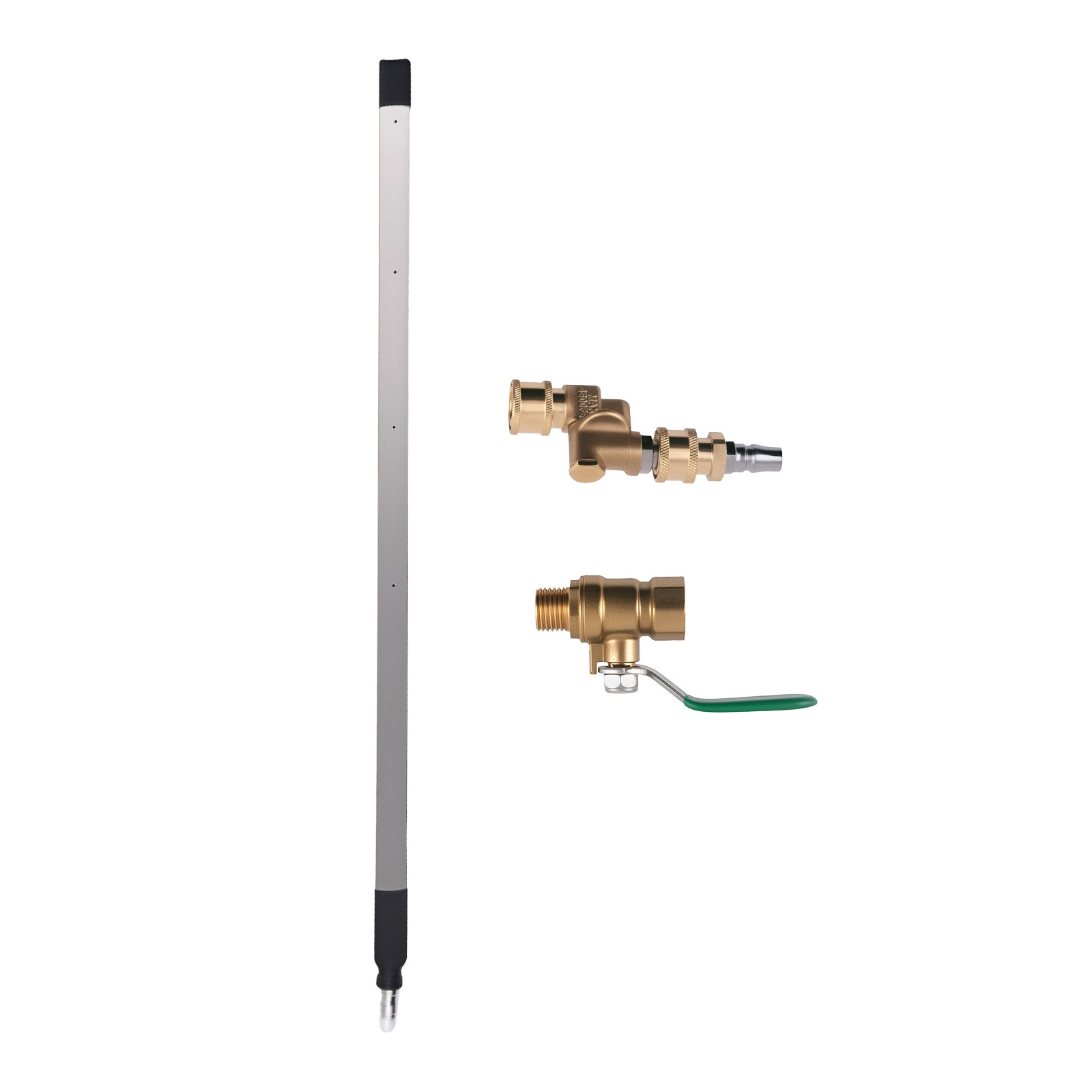23.62″ 60cm Radiator High Pressure Cleaning Wand Stainless Steel Flush Tool 24″