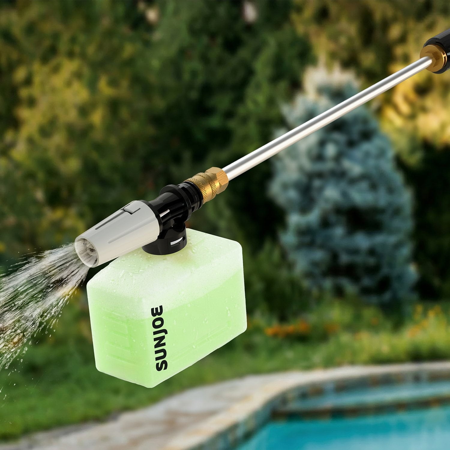New Sun Joe 2000 PSI Electric Pressure Washer SPX200-GO Power Washer Soap Foamer