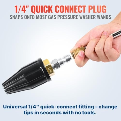 YAMATIC Pressure Washer Turbo Nozzle 3600 PSI 1/4″ Quick Connect 4.0 GPM