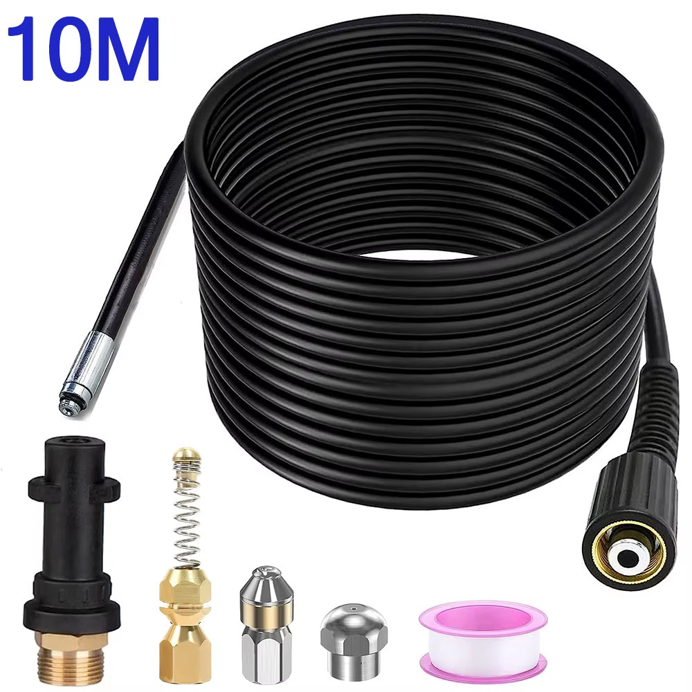 High Pressure Pipe Cleaning Hose Drain Cleaner Pipe for Karcher K2K7/HD/HDS Univ