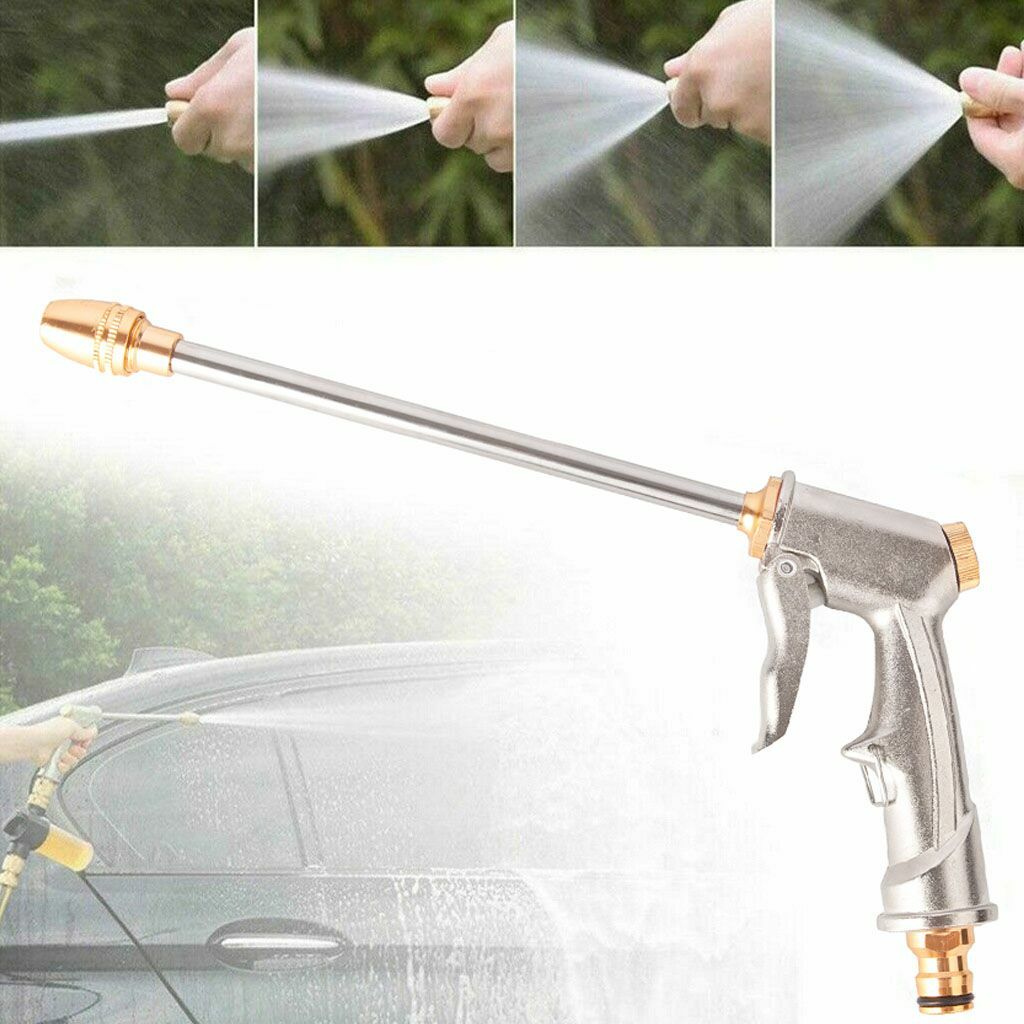 High Pressure Spray Gun & Connector Kit Water Hose Nozzle Car Clean Washer Tool