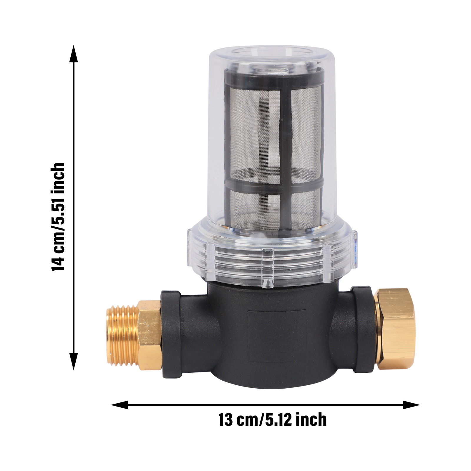 Garden Hose Inlet Filter Inline Water Pressure Washer Sediment Washing Machine