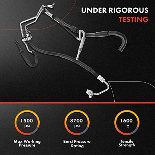 Power Steering Pressure & Return Hose Line Assembly Compatible with Infiniti