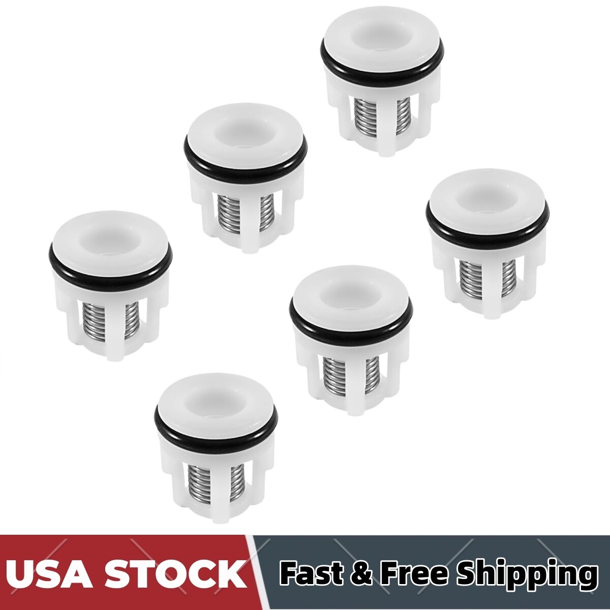 6 Pack Check Valve Kit AR2233 Replacement Pressure Washer Pumps Valve Kit