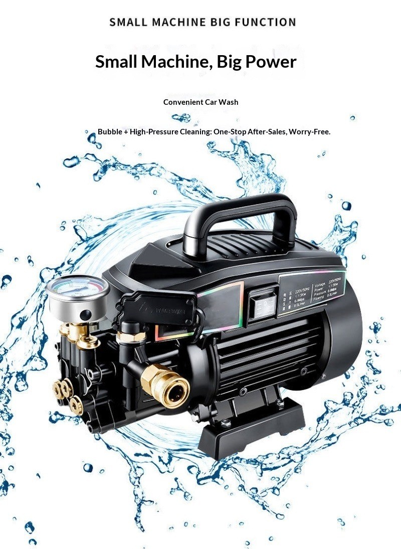 H9 High-Pressure Car Wash Machine Portable 220V Household Car Wash Wonder