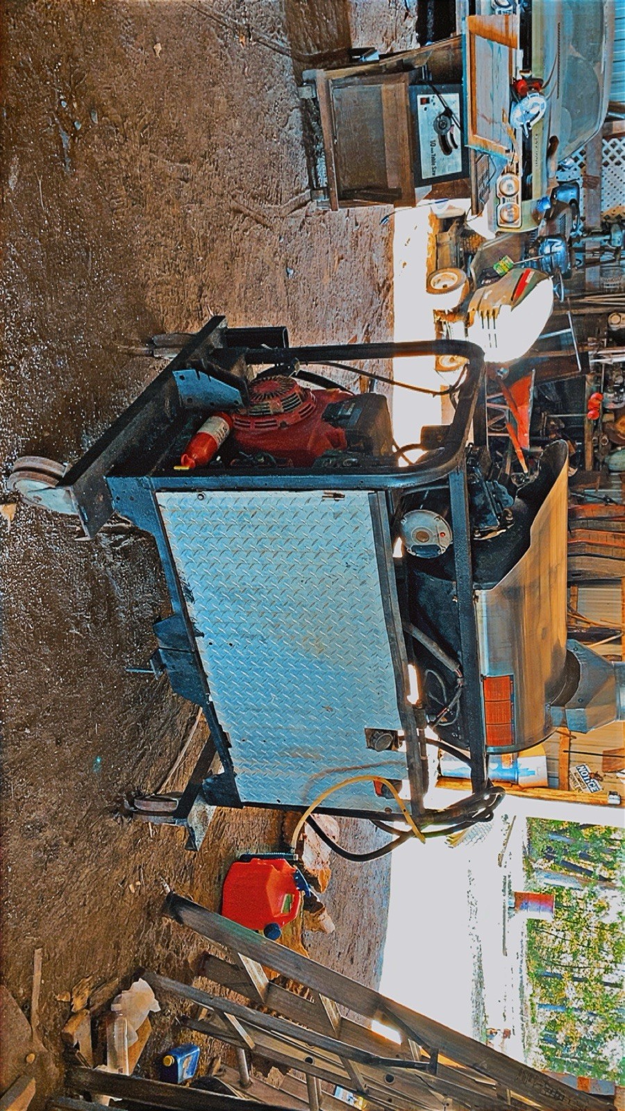 Landa Hot Water Pressure Washer/ Steamer Skid Unit Including 2-100’ 6000psi Hose
