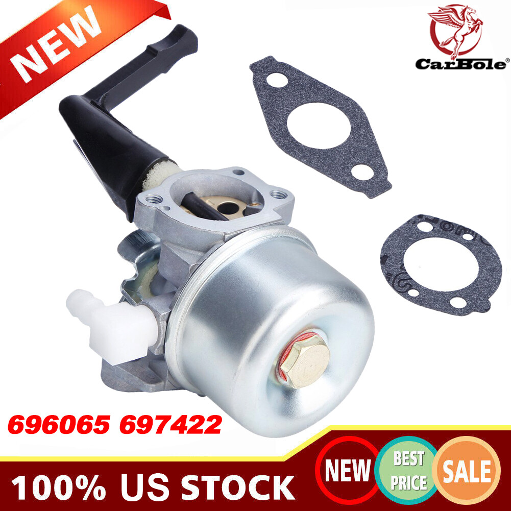 696065 Tiller Carburetor Carb with Gasket For Briggs & Stratton 5HP 5.5HP 6HP