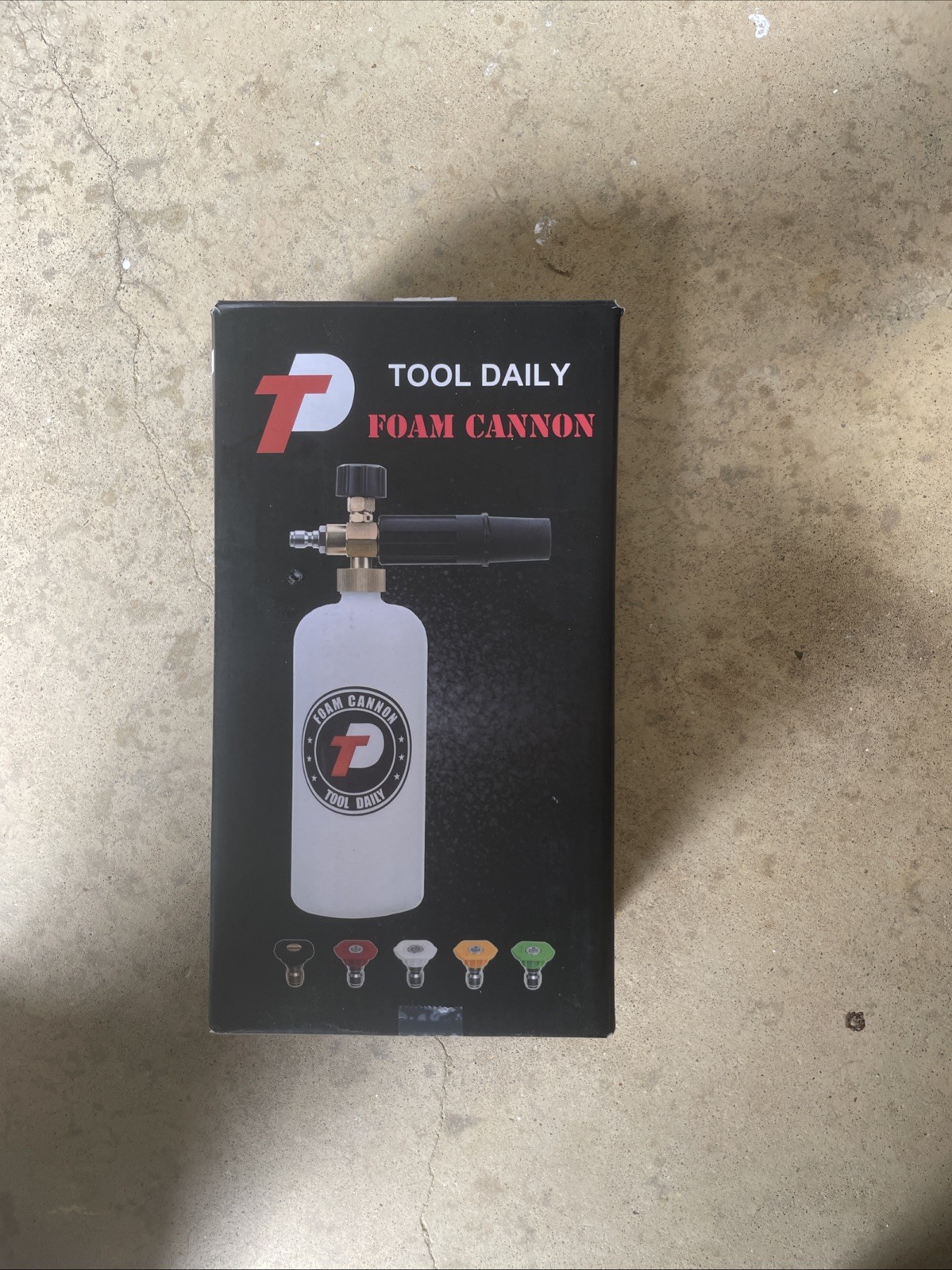 Tool Daily B07HC898GM 1L Foam Cannon with 5 Pressure Nozzle Tips