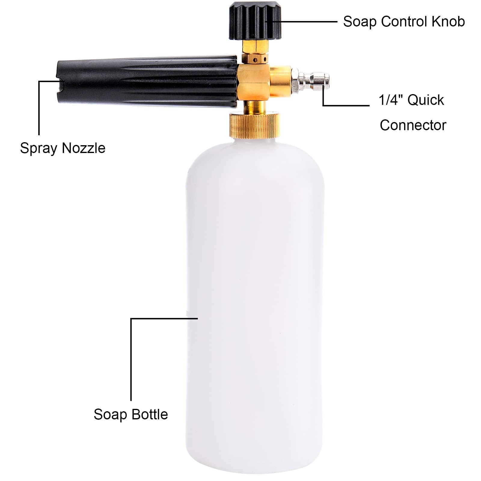 Power Pressure Washer Attachment Sprayer Dispenser Soap Foam Blaster Car Wash