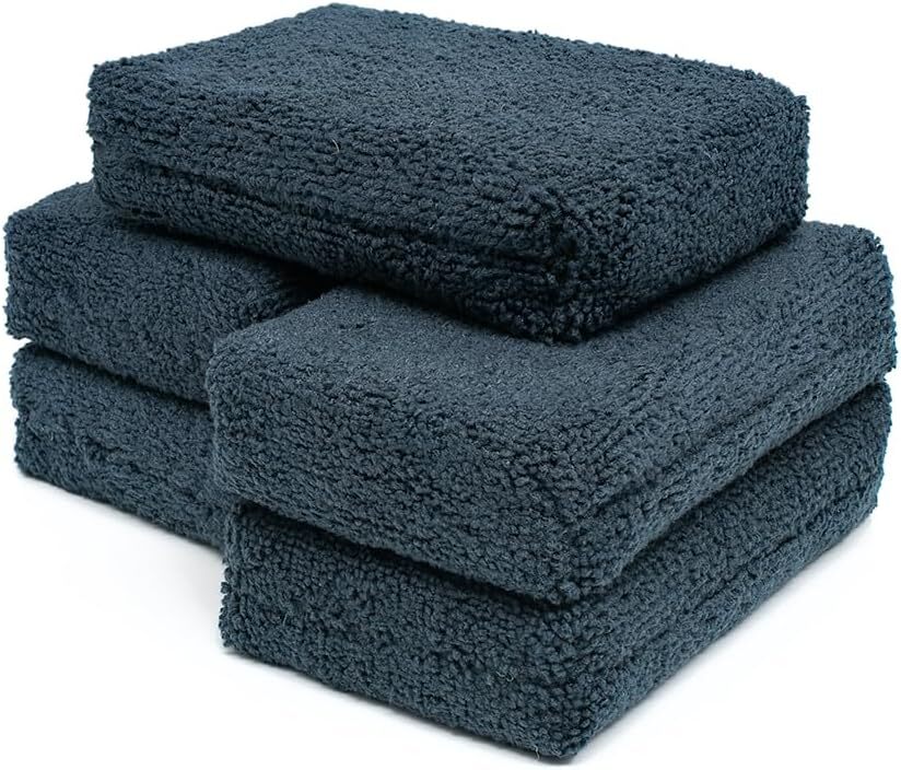 The Rag Company – Premium Grade Microfiber Detailing Applicator Sponges Black