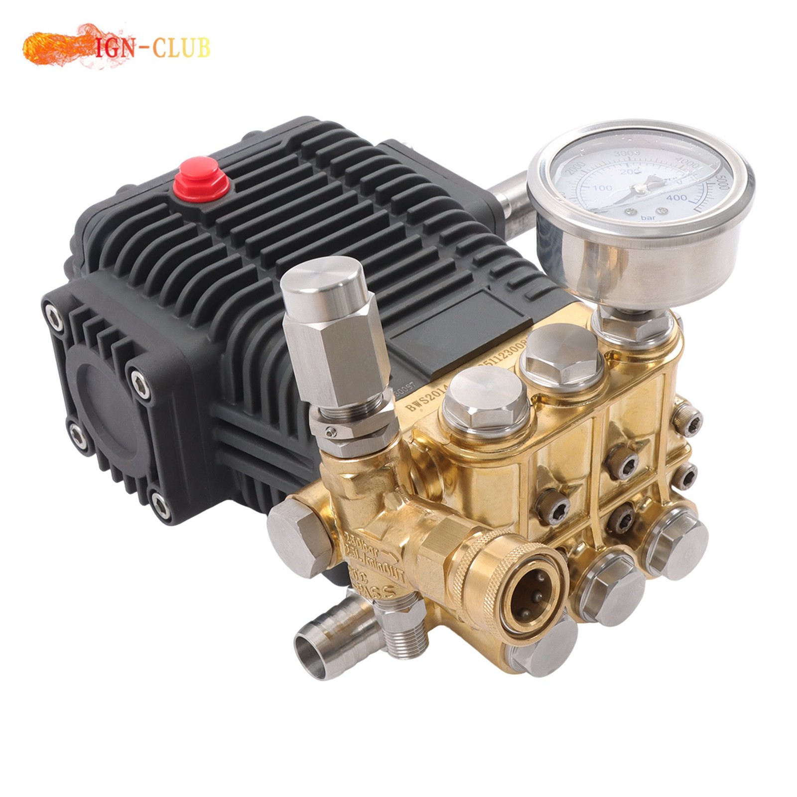 Belt Drive 5.6GPM 4.5 HP General Right Shaft 3500 PSI Pressure Washer Pump
