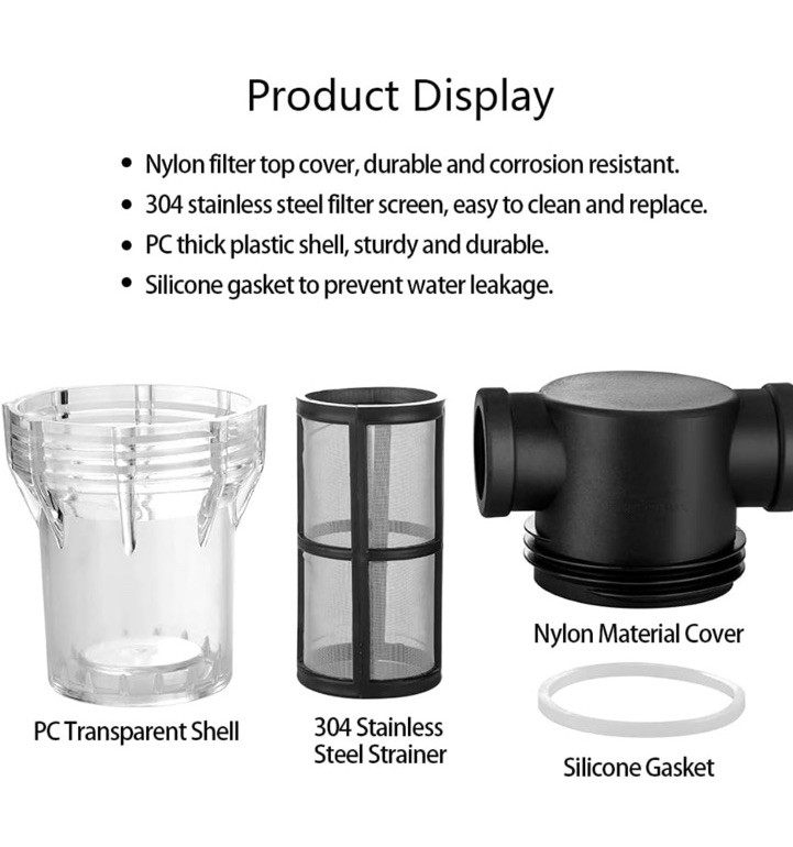Sediment Filter Attachment Line Water Hose Filter
