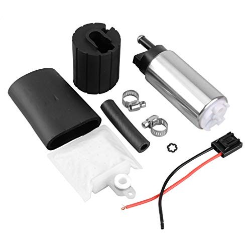 GSS342 255LPH Fuel Pump High Flow Pressure Electric Intank Fuel Pump () Silver