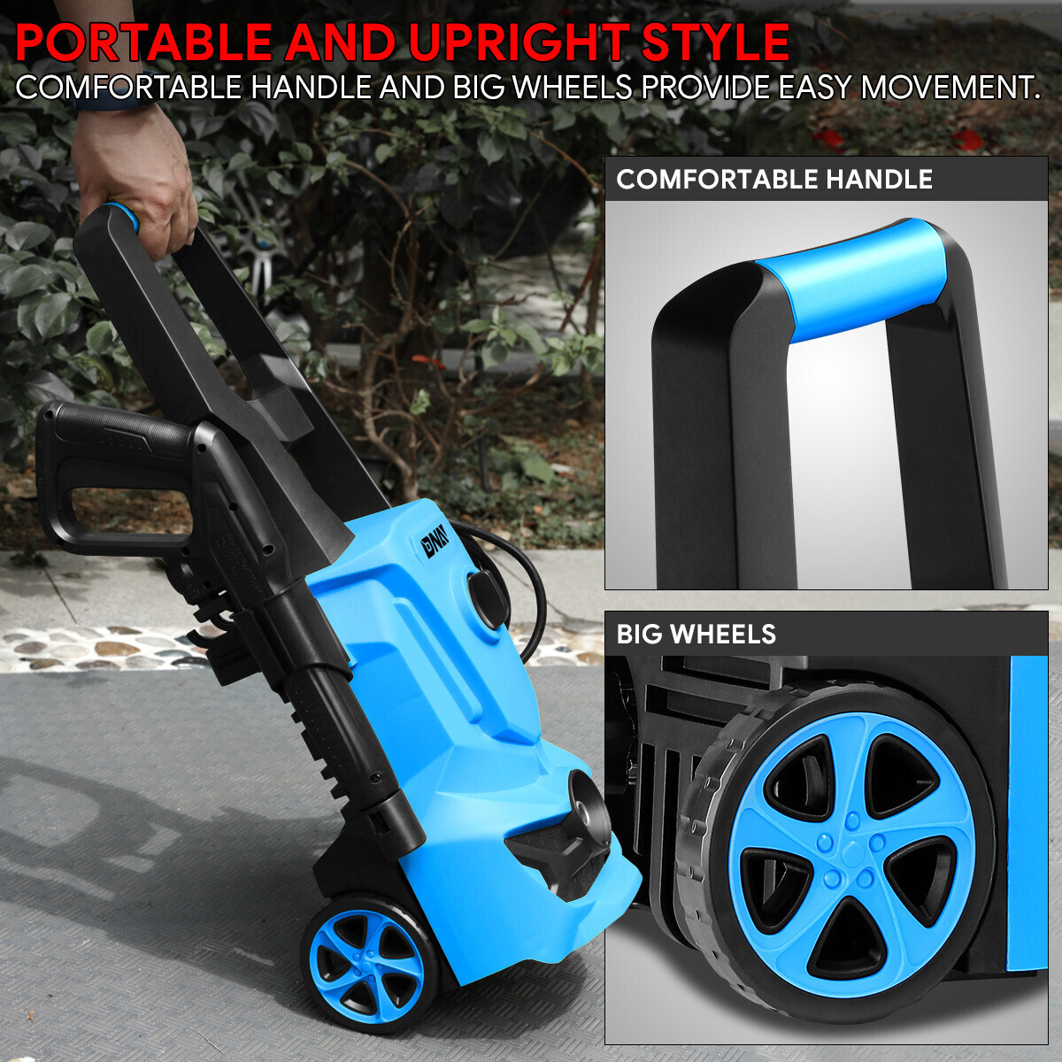 Electric Pressure Washer Kit 1813PSI 1.45GPM Portable High- Car Cleaner Machine